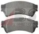 Тормозные колодки дисковые ABS 37668