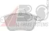Тормозные колодки дисковые ABS 366701