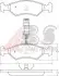 Тормозные колодки дисковые ABS A.B.S. 36459 (фото 1)