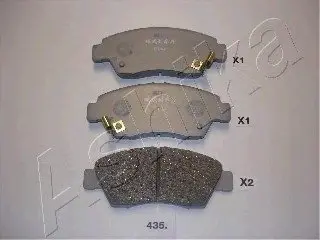 Комплект тормозных колодок, дисковый тормоз ASHIKA 5004435