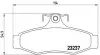 Комплект тормозных колодок, дисковый тормоз BREMBO P15005