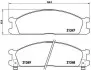 Комплект тормозных колодок, дисковый тормоз BREMBO P24026