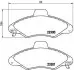 Комплект тормозных колодок, дисковый тормоз BREMBO P24045