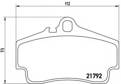 Гальмівні колодки дискові P65 008 BREMBO P65008 (фото 1)