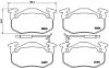 Комплект тормозных колодок, дисковый тормоз BREMBO P68015