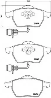 Гальмівні колодки дискові P85 040 BREMBO P85040