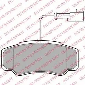 Тормозные колодки дисковые NISSAN/RENAULT NT400/Cabstar/Maxity "R "06>> Delphi LP2054