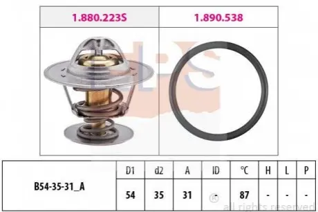 Termostat POLO 94-99 EPS 1880434