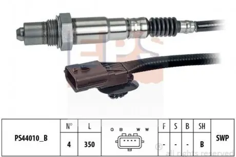 Лямбда-зонд Renault Espace IV 2.0 02-/Laguna III 2.0 07- 1.998.311 EPS 1998311