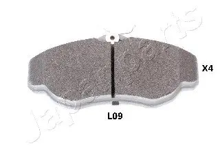 Комплект тормозных колодок, дисковый тормоз JAPANPARTS PAL09AF