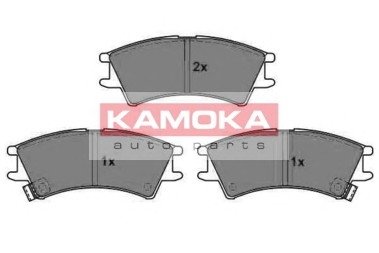 Комплект тормозных колодок, дисковый тормоз KAMOKA JQ1012652 (фото 1)