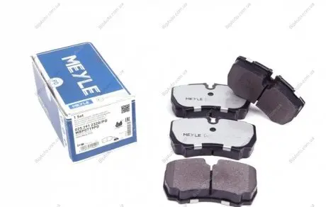 Комплект тормозных колодок, дисковый тормоз MEYLE 0252912320PD (фото 1)
