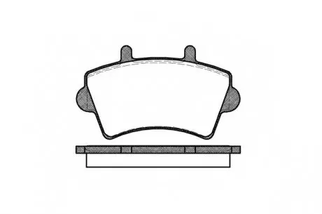 Гальмівні колодки перед Master/Movano 00- (R16) P9193.00 WOKING P919300