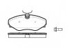 Комплект тормозных колодок, дисковый тормоз WOKING P9343.20 P934320