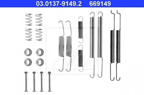 Комплектуючі, гальмівна колодка ATE 03013791492