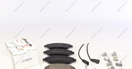 Комплект тормозных колодок, дисковый тормоз BRECK 244850070310 (фото 1)