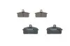 Комплект тормозных колодок, дисковый тормоз BOSCH 0986424274 (фото 2)