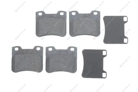 Комплект тормозных колодок, дисковый тормоз BOSCH 0986424411