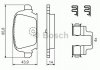 Комплект тормозных колодок, дисковый тормоз BOSCH 0986424528