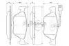 Комплект тормозных колодок, дисковый тормоз BOSCH 0986424576 (фото 8)