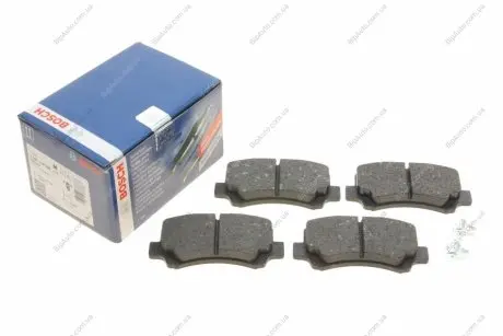 Комплект тормозных колодок, дисковый тормоз BOSCH 0986424626