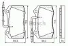Комплект гальмівних колодок, дискове гальмо BOSCH 0986424658