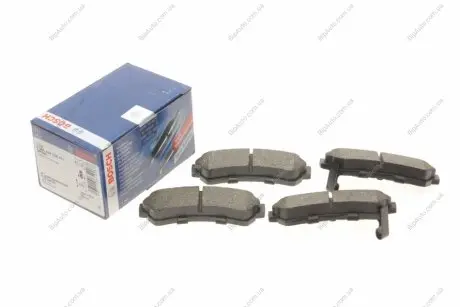 Комплект гальмівних колодок, дискове гальмо BOSCH 0986424734
