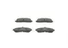 Комплект тормозных колодок, дисковый тормоз BOSCH 0986461122