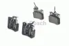 Комплект тормозных колодок, дисковый тормоз BOSCH 0986461130