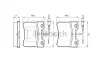 Комплект тормозных колодок, дисковый тормоз BOSCH 0986461130 (фото 8)
