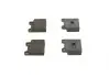 Комплект тормозных колодок, дисковый тормоз BOSCH 0986462282 (фото 3)