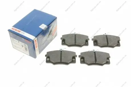 Комплект гальмівних колодок, дискове гальмо BOSCH 0986468380