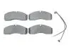 Комплект гальмівних колодок, дискове гальмо BOSCH 0986494273