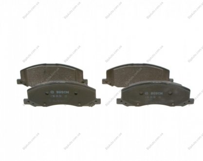 Комплект тормозных колодок, дисковый тормоз BOSCH 0986494298 (фото 1)