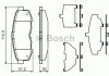 Комплект тормозных колодок, дисковый тормоз BOSCH 0986494319