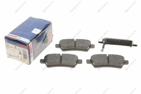 Комплект тормозных колодок, дисковый тормоз BOSCH 0986494369