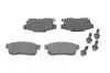 Комплект гальмівних колодок, дискове гальмо BOSCH 0986494392