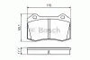 Комплект тормозных колодок, дисковый тормоз BOSCH 0986494486