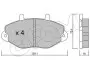 Колодки гальмівні перед. Transit (94-02) CIFAM 822-195-0