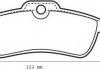 Комплект тормозных колодок, дисковый тормоз JURID 573056JC