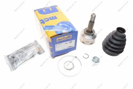 ШРКШ (зовнішній) Citroen C3/Peugeot 206 1.1-1.4 i/1.4 HDi 02- (21z/21z/48.5mm/75.1mm/52mm) 15-1629 Metelli 151629