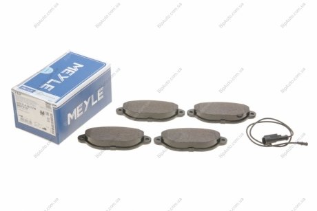Комплект тормозных колодок, дисковый тормоз MEYLE 0252143617W