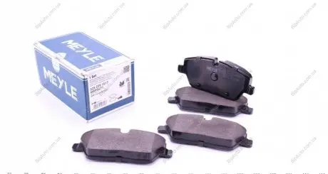 Комплект тормозных колодок, дисковый тормоз MEYLE 0252391517