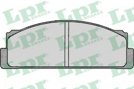 Комплект гальмівних колодок, дискове гальмо LPR 05P003 (фото 1)