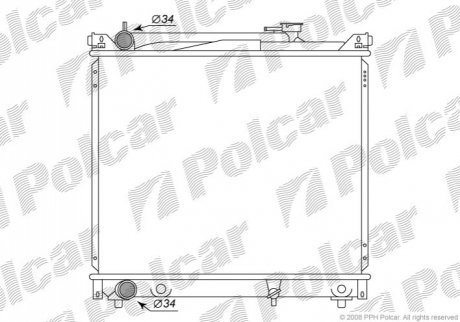 Радіатори охолодження Polcar 742408-3