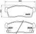 Комплект тормозных колодок, дисковый тормоз BREMBO P61108