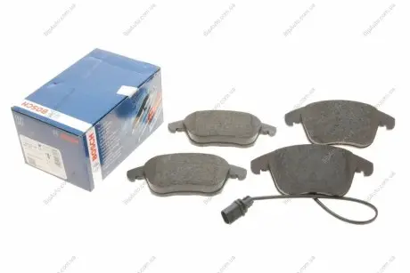 Комплект тормозных колодок, дисковый тормоз BOSCH 0986494538