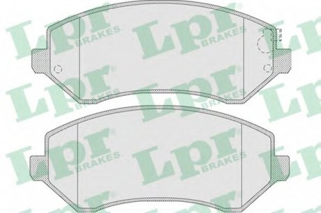Комплект гальмівних колодок, дискове гальмо LPR 05P1005 (фото 1)