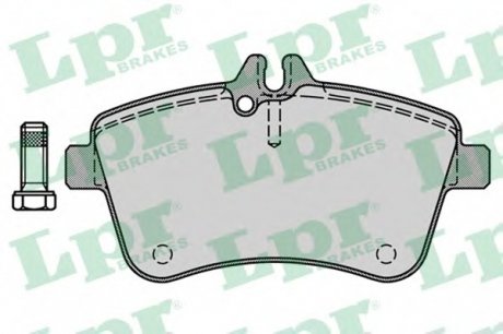 Комплект тормозных колодок, дисковый тормоз LPR 05P1243 (фото 1)