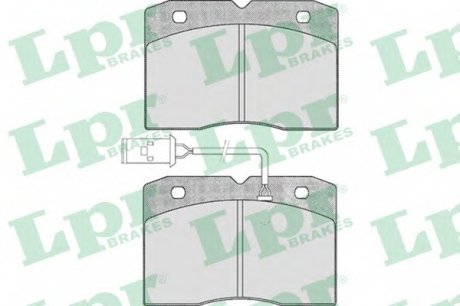 Комплект тормозных колодок, дисковый тормоз LPR 05P425 (фото 1)